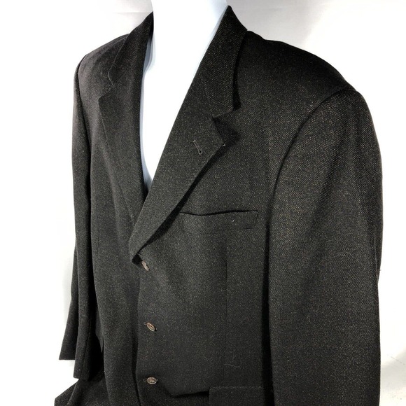HART SCHAFFNER MARX SUIT JACKET BLAZER SPORTS COAT 42XL WOOL 3 BUTTON USA MADE - Picture 7 of 15